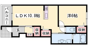 山陽天満駅 徒歩15分 1階の物件間取画像